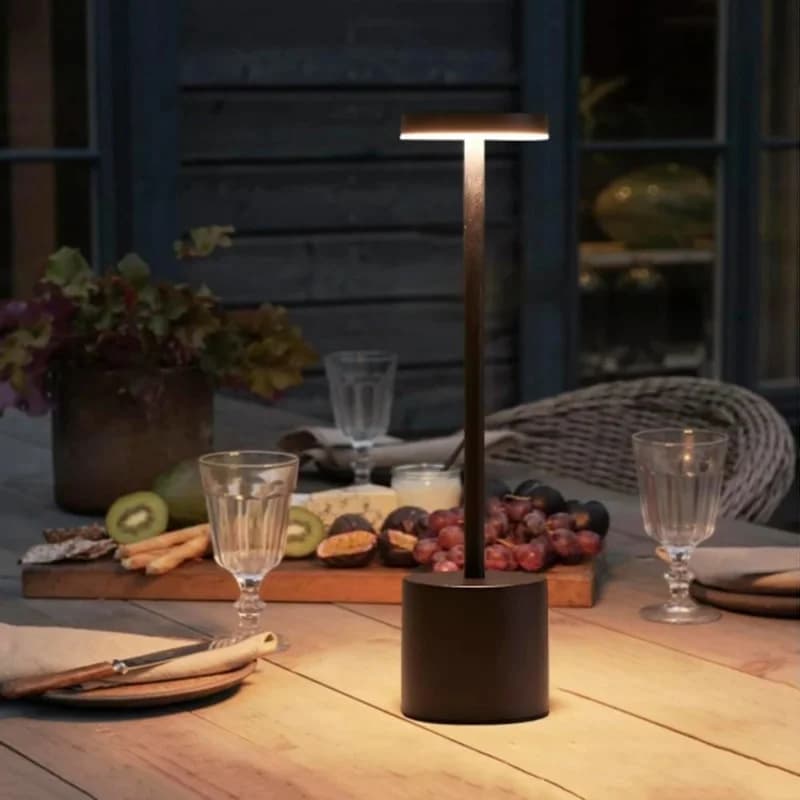 USB nabíjecí LED stolní lampa, dotekové ovládání, stmívatelná, 3 barevné teploty