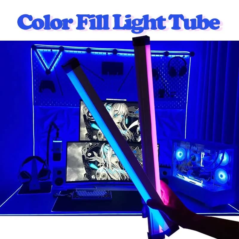 RGB USB tyčové světlo, ruční výplňové světlo 17 cm/32 cm