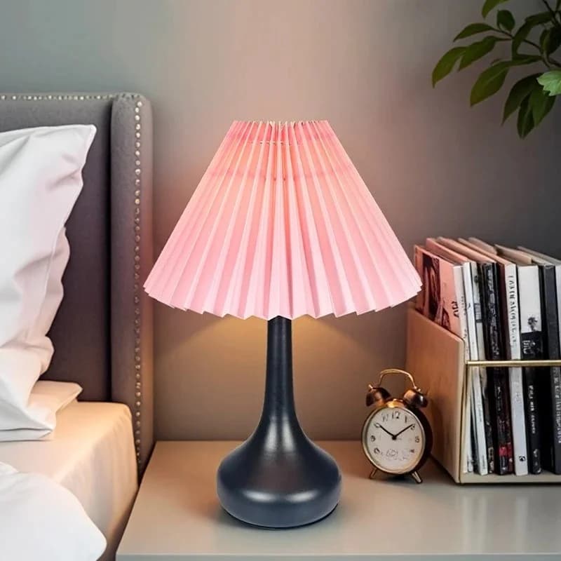 USB stolní lampa se skládaným stínidlem, stmívatelná, 3 barvy