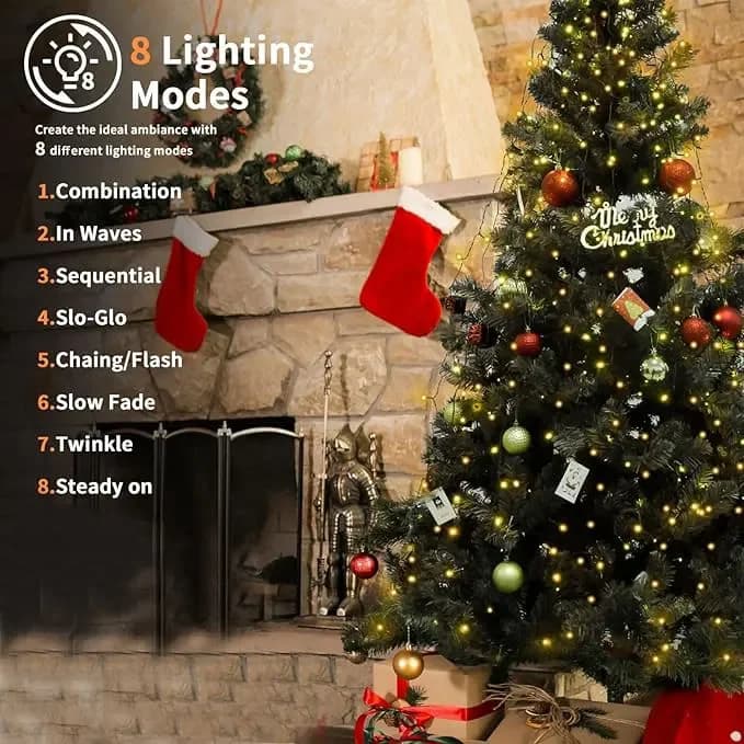 LED kruhový vrcholek na stromek, 1,5m-3m