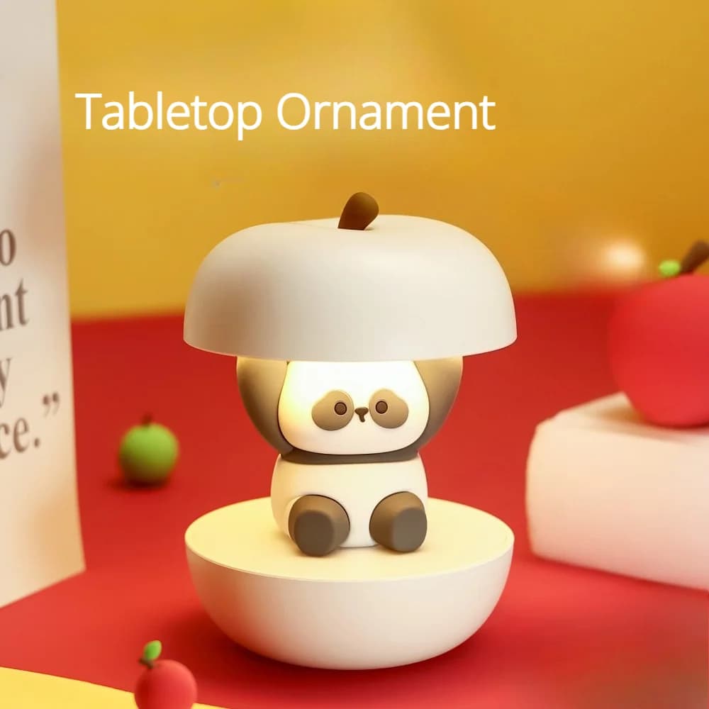 Roztomilé mini noční světlo Panda s plynulým stmíváním