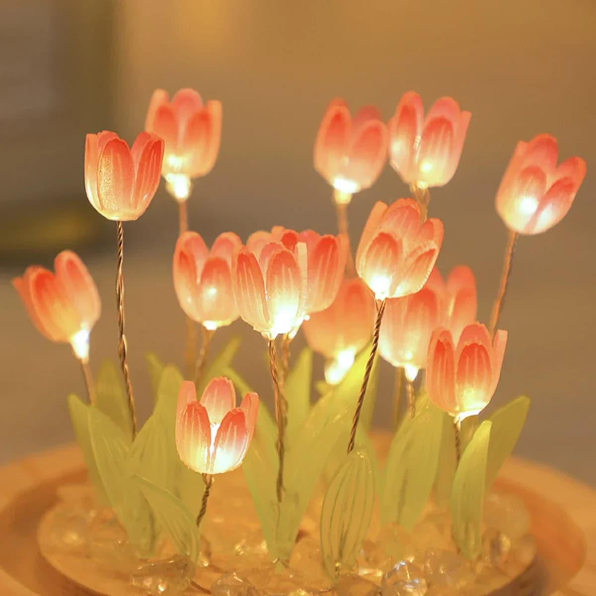 DIY mini tulipán LED noční světlo Kit