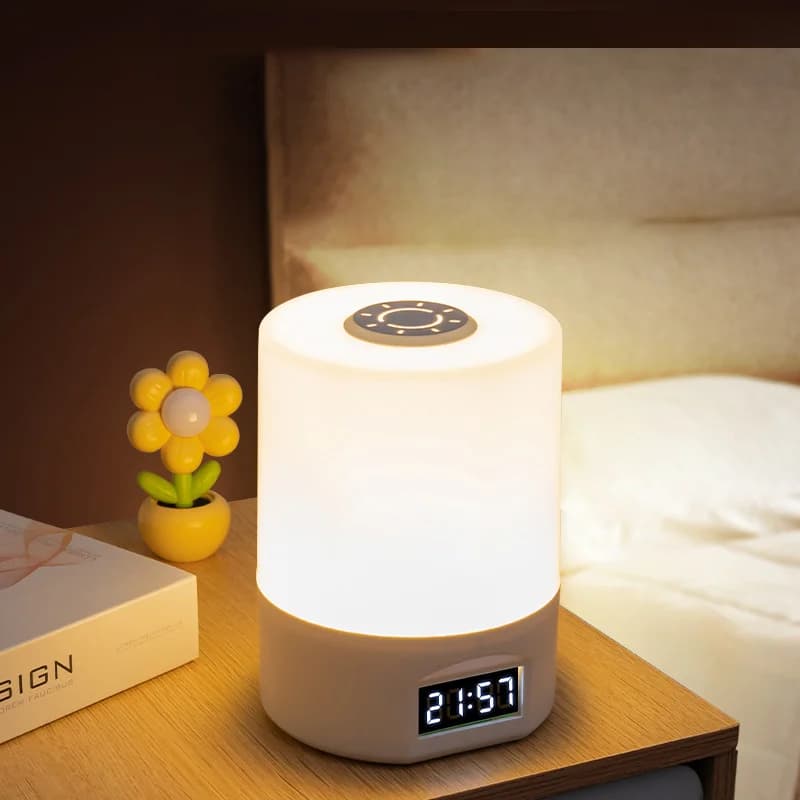 Stmívatelné dobíjecí noční světlo s dotekovým ovládáním, lampa pro teplou atmosféru