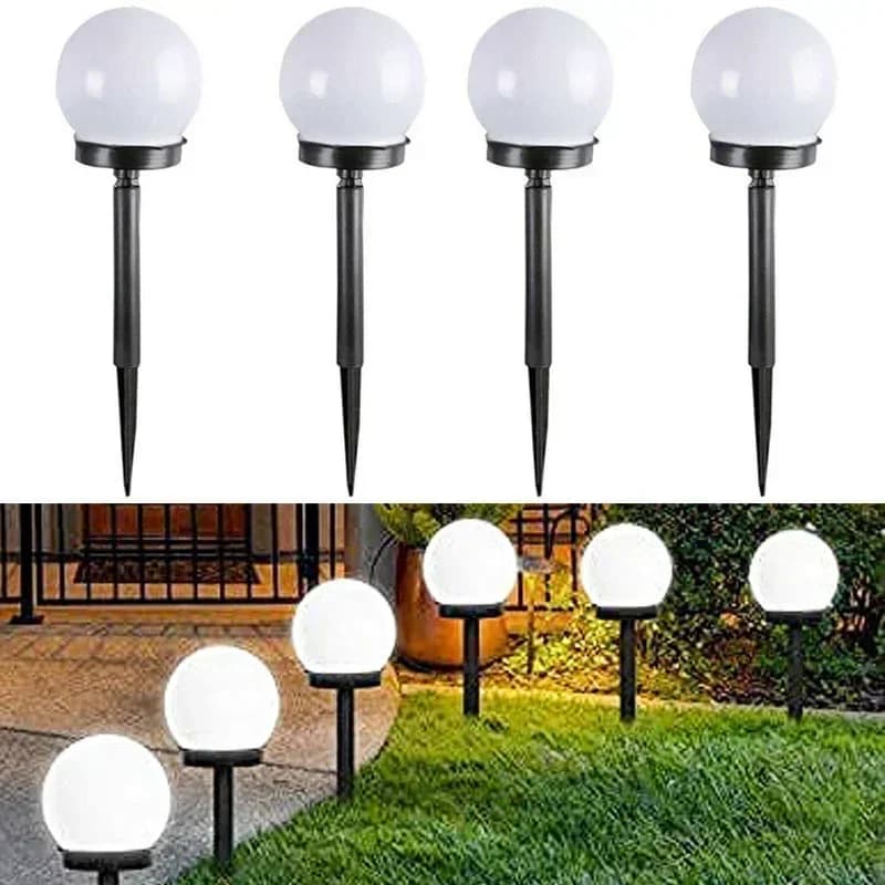 Solární LED zahradní koule