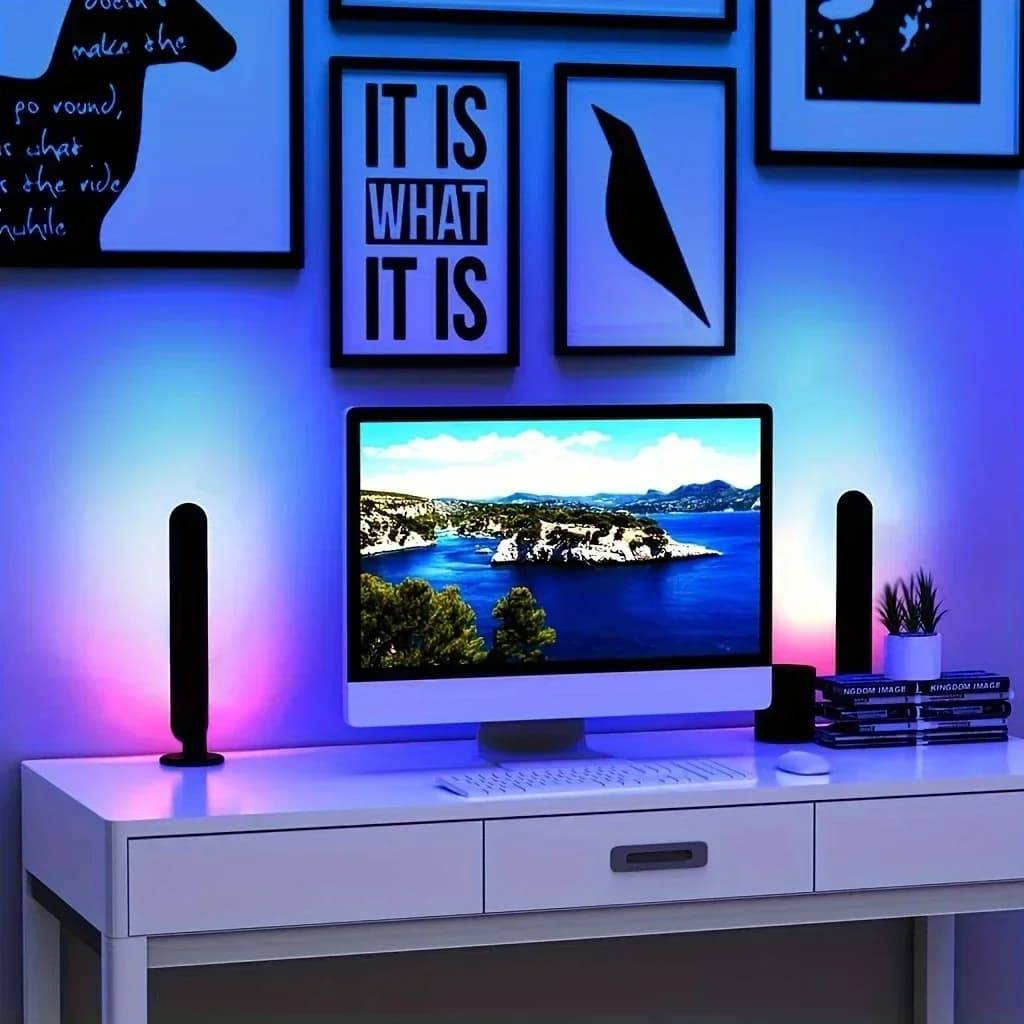 USB nabíjecí RGB světelná lišta s synchronizací podle hudby