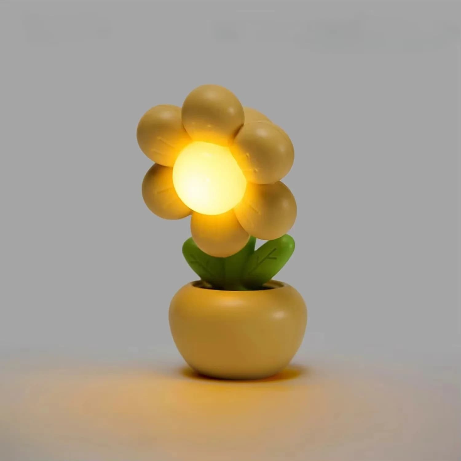 Mini stolní lampa ve tvaru květiny, ambientní světlo