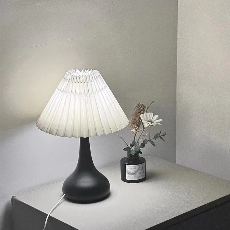 USB stolní lampa se skládaným stínidlem, stmívatelná, 3 barvy